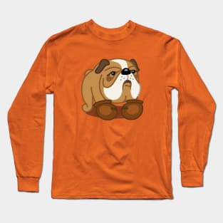 Bulldog Boxer tshirt - Dog Gifts for Boxer and Bulldog Pet Lovers Long Sleeve T-Shirt